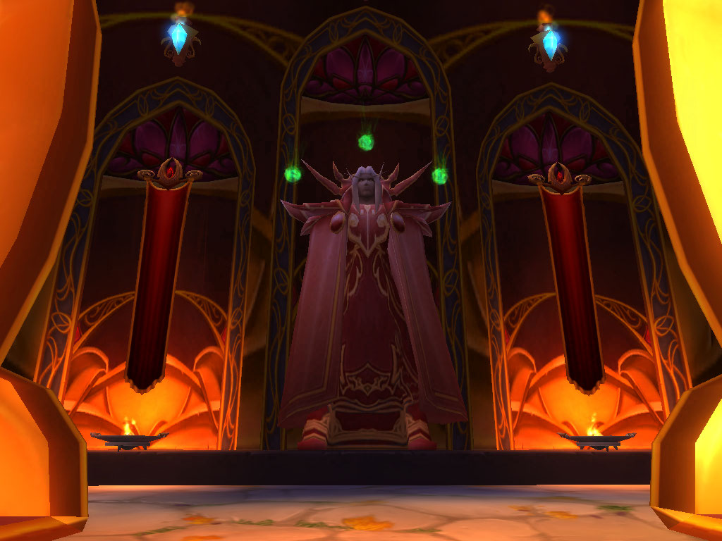 Shepards Gate, the gate into the west site of Silvermoon, the only part which survived the undead plague.