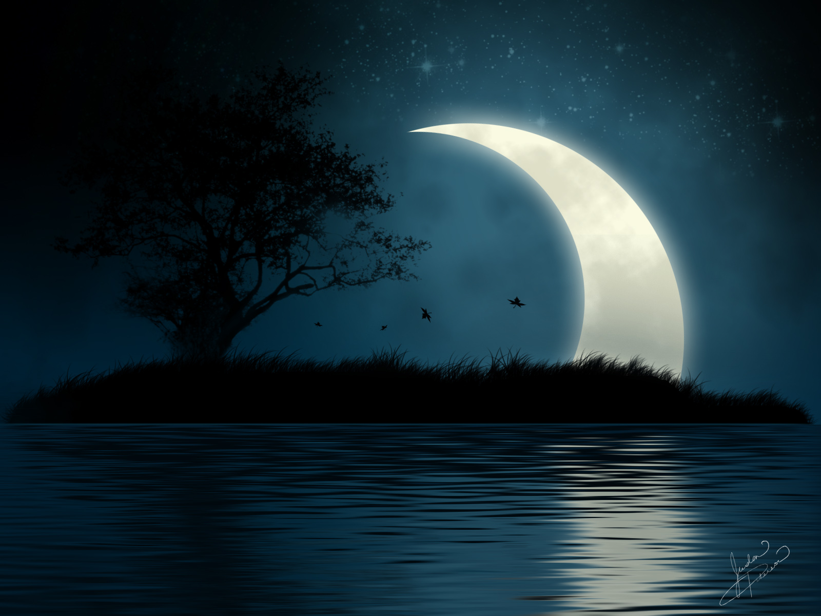 Shining Moon  Mystic Island by JJCheddar77