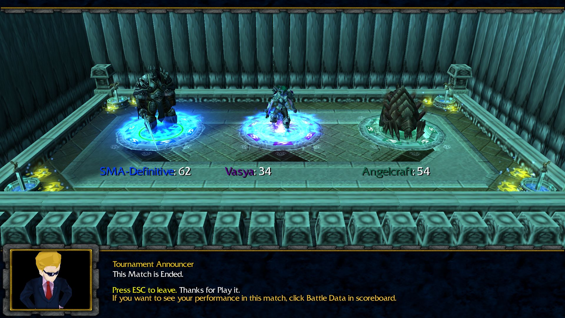 Showcase: Victory in Team Arena