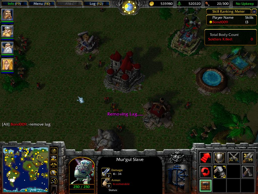 Showing Anti-lag command