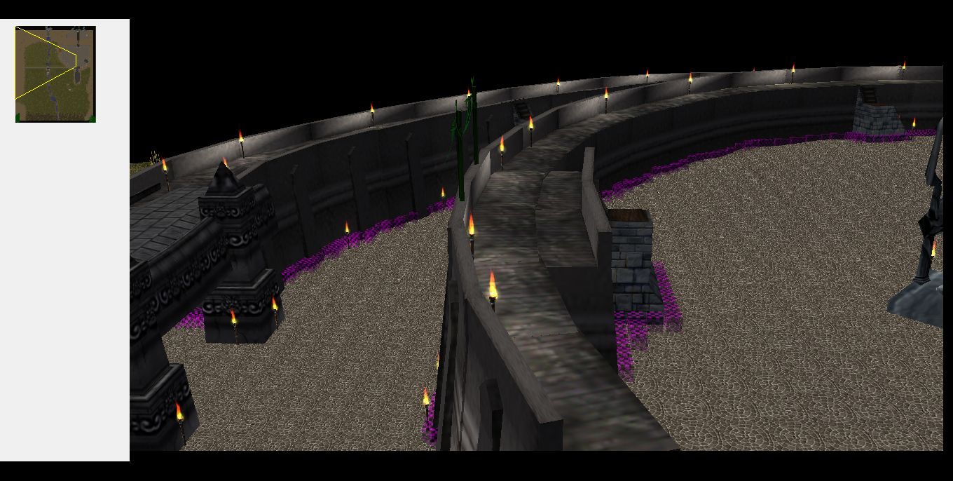 Showing how well walls hide height offset.