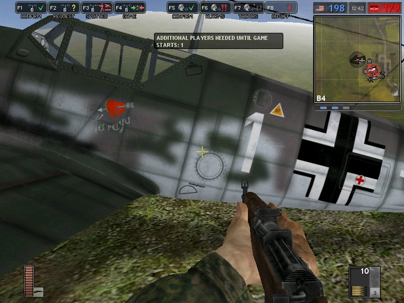 Side drawings on a German BF-109. I still like the P-51's though.

~Took from Battlegroup 42, a mod for Battlefield 1942