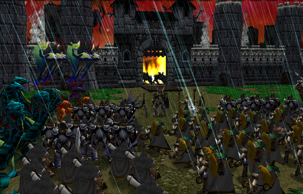 "Siege of Belene"

The Grand Army of Trolmania gathers in front of Belene gate. Soldiers from all wars and region united stand under the leadership