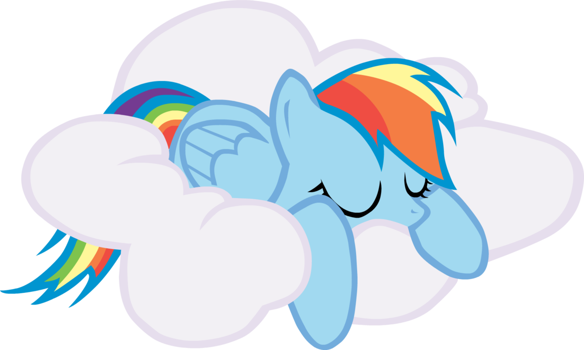 sleeping rainbow dash by versilaryan d3jxvqj