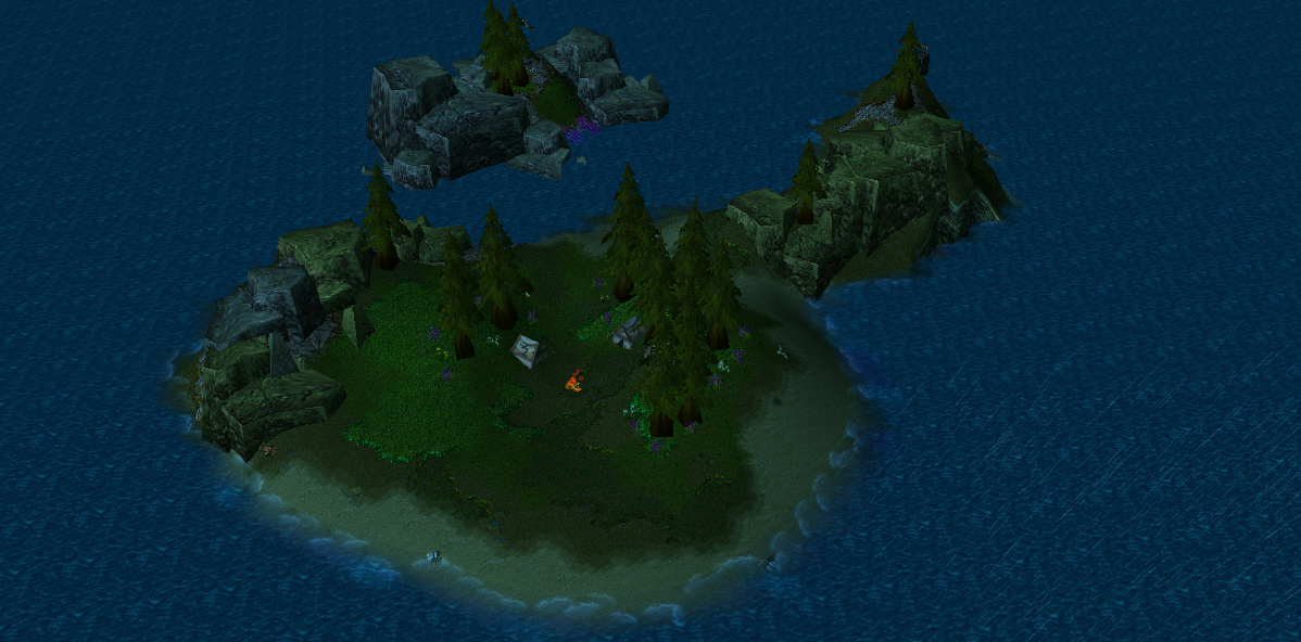 Small random island