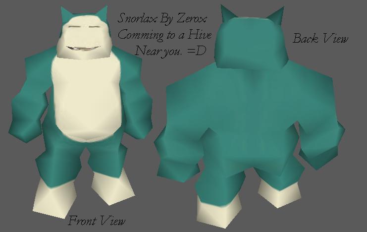 Snorlax

This is my Snorlax model I made about a week ago I just haven't taken the time to add his claws to his feet and his hands. After that he wi