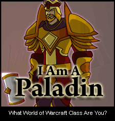 So I'm a true paladin!