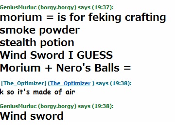 So we were talking about our project, on ores...