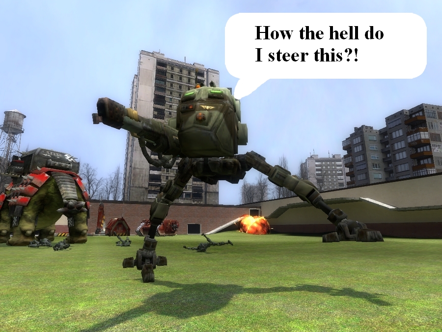 Some IG's got problems with driving the Sentinel.