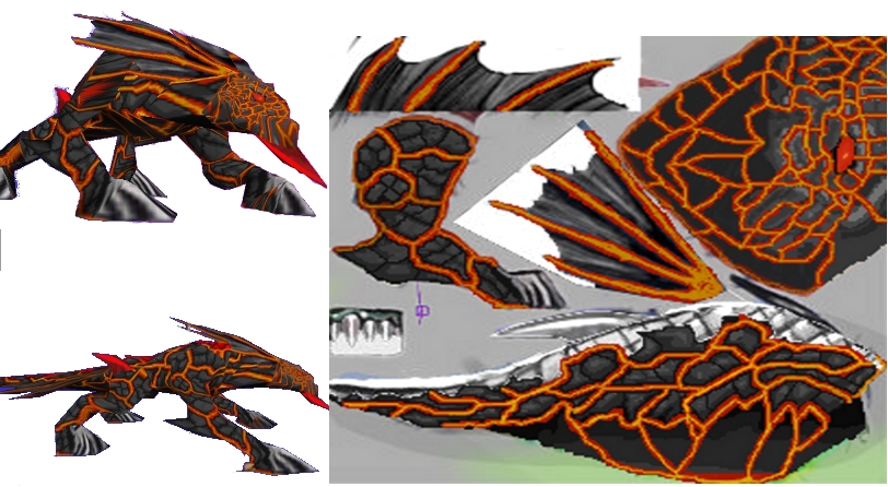 Some magma thingy I did, but I did waaaay to much lava in his face xD