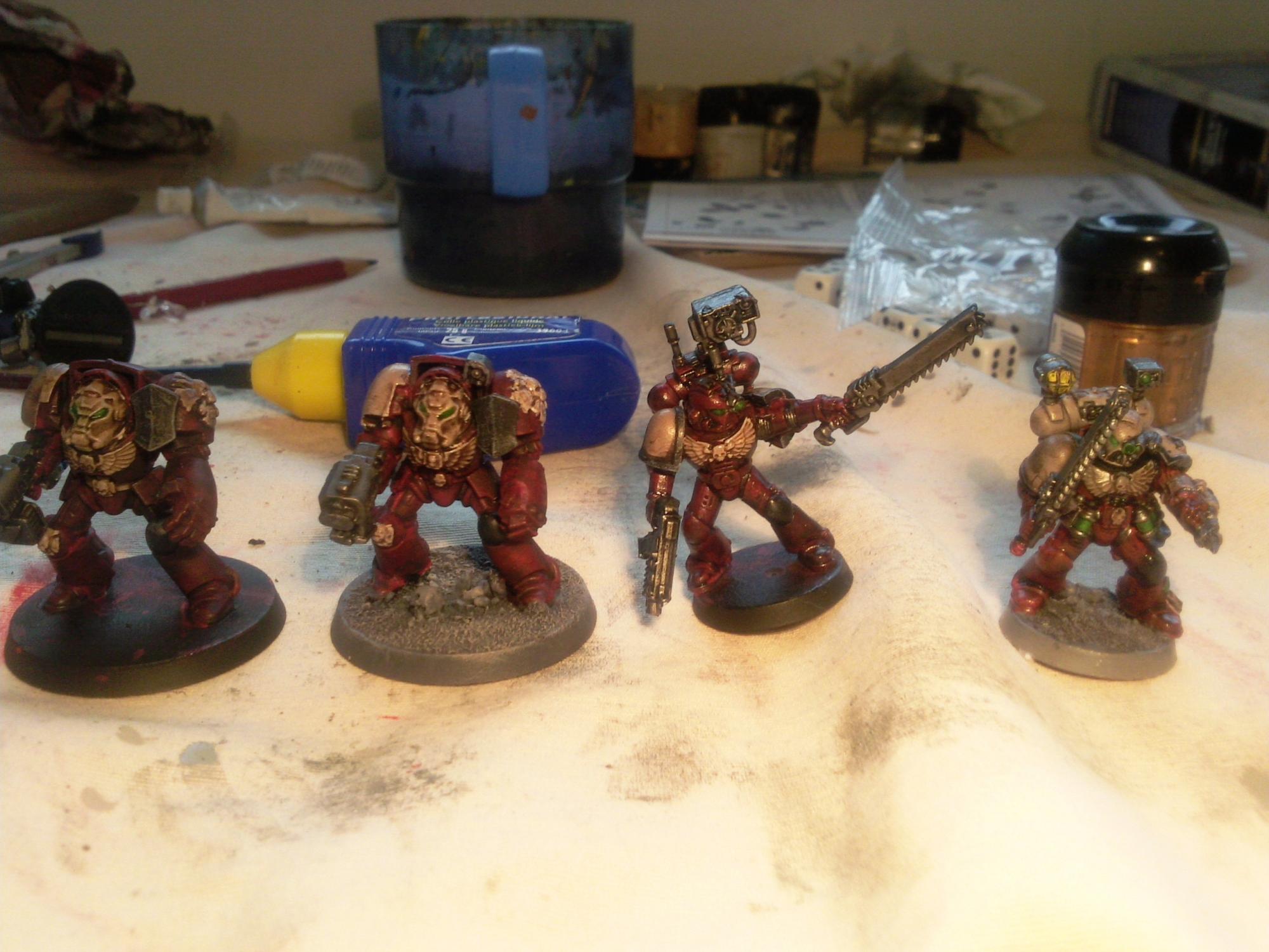 Some of my newly painted Blood Ravens :P