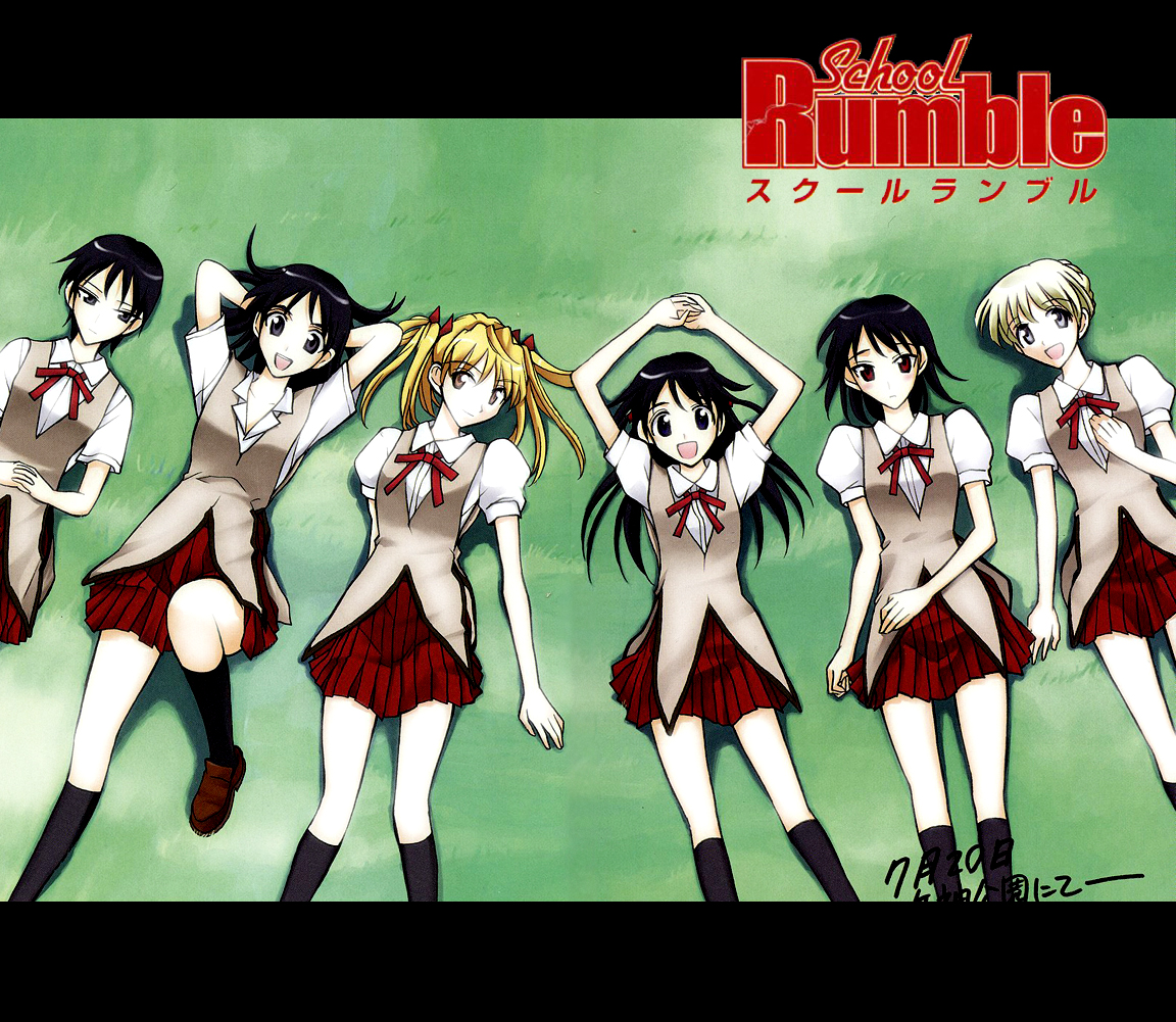 Some of the girls from School Rumble