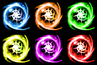 Some Orbs I created for Calex3 - To use in connection with a loadingscreen.

Hive have messed up the quality a little