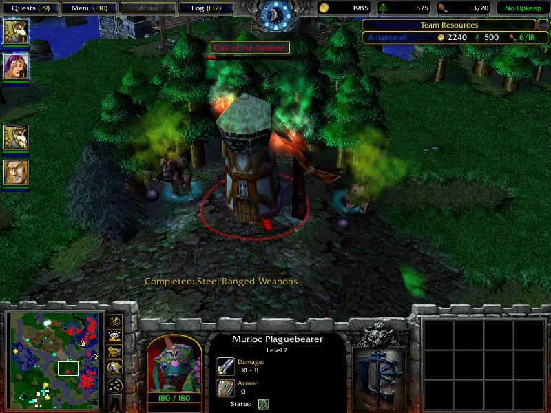 Some outer parts of Andorhal were also upgraded so that it seems as if the Scourge are truly plaguing the land.
