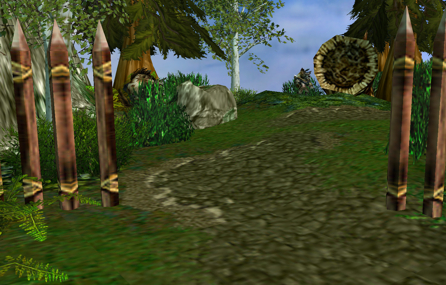 Something is lurking in the woods.