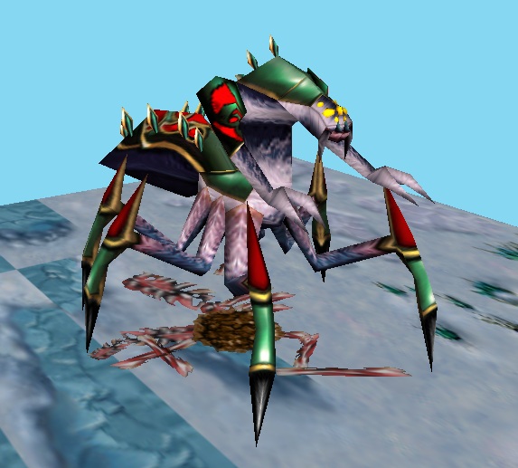 Something to replace blizzard's Nerubian model. They're spiders, not ants :-).