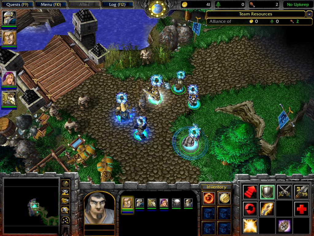 South Brill, as it appears, during the Scourge of Lordaeron and cut off from North Brill itself.

Note: The New Terrain design.