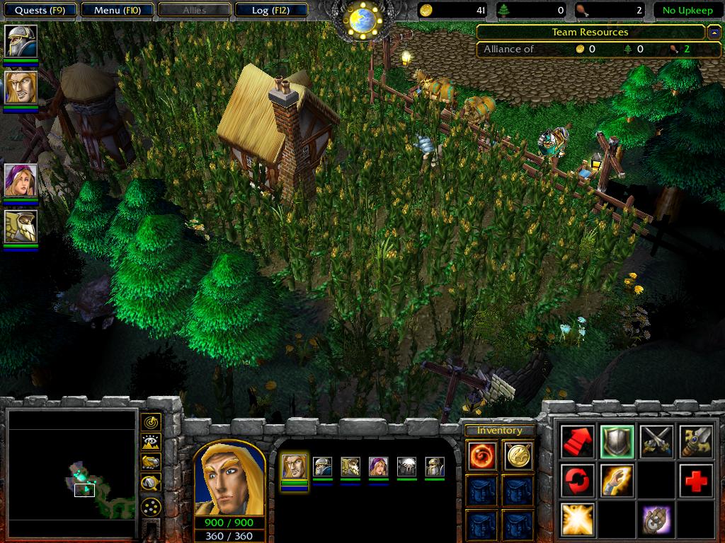 South Brill, as it appears, during the Scourge of Lordaeron.

Note: The New Terrain design.
