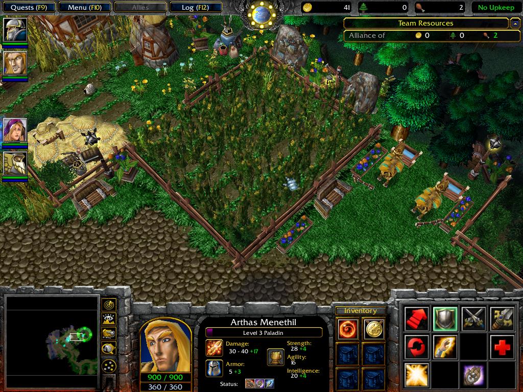 South East Brill, as it appears, during the Scourge of Lordaeron.

Note: The New Terrain design.