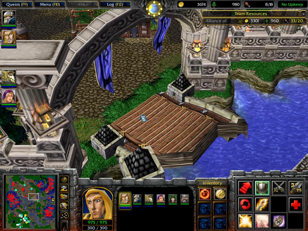 South-East City Gate of Andorhal invaded by the Cult of the Damned and it's bridge destroyed.