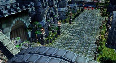 South West Emerald Kingdom's Castle Entrance.