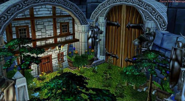 South West Emerald Kingdom's Graveyard - Gravekeeper's Storehouse and House.
