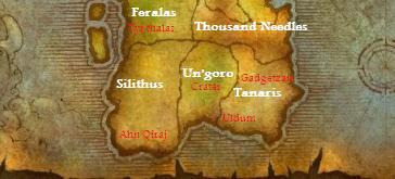 Southern Kalimdor in DP