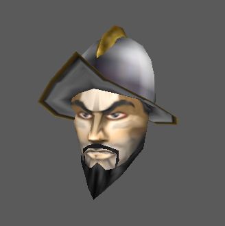 Spanish conquistador face n. 2