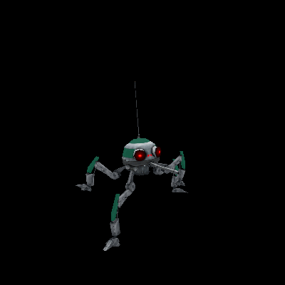 Star Wars Dwarf Spider Droid walk animation
