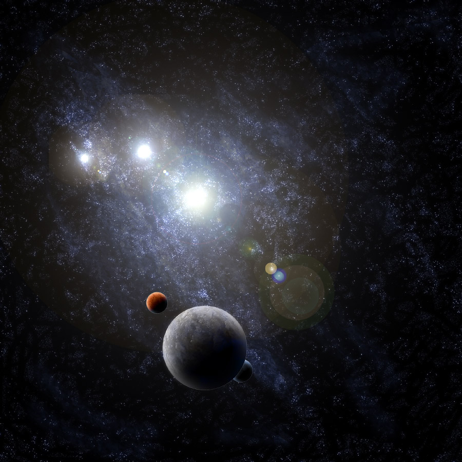 starfield and planets 1   elfwood