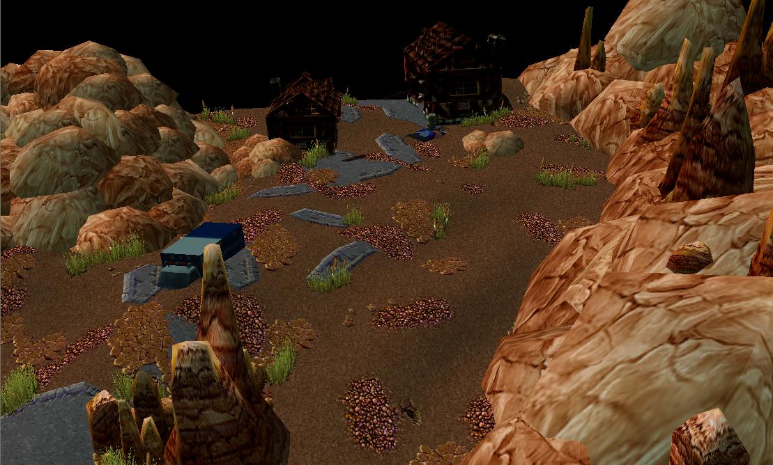Start of a road