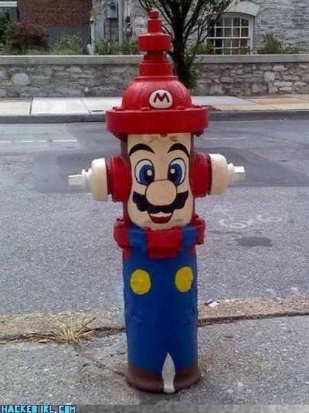 stationary mario