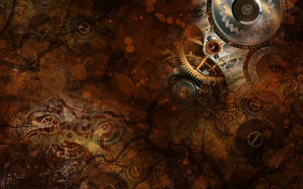 Steampunk Wallpaper by FlameRaven
