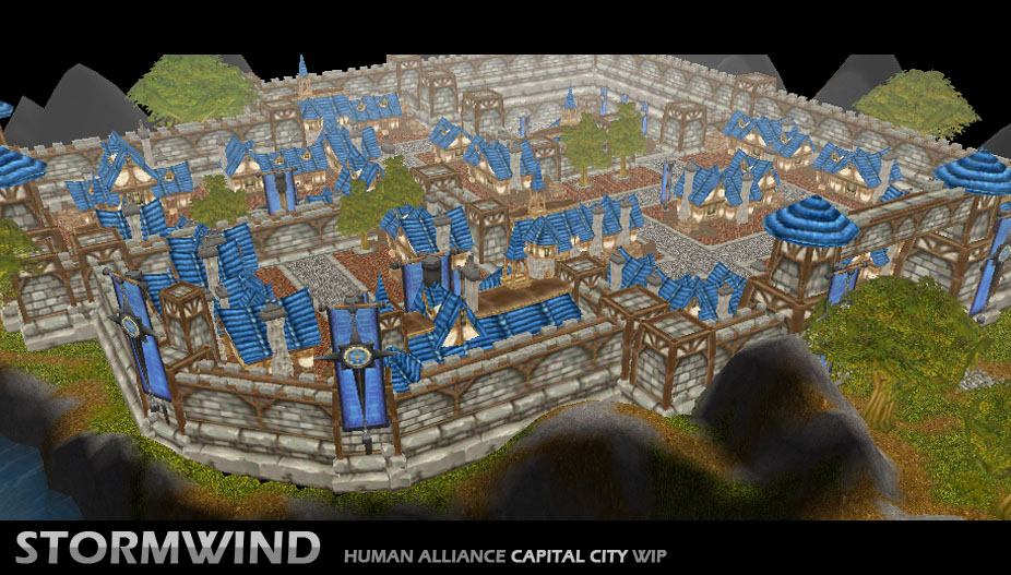 Stormwind - Human Alliance Capital City #1 (WIP)