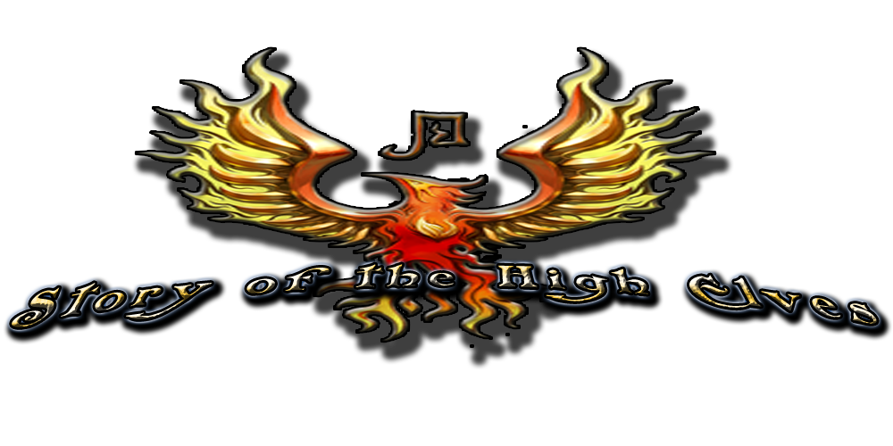 Story of the High Elves title picture made by -Kobas- with a Phoenix in the background. 
Awesome!