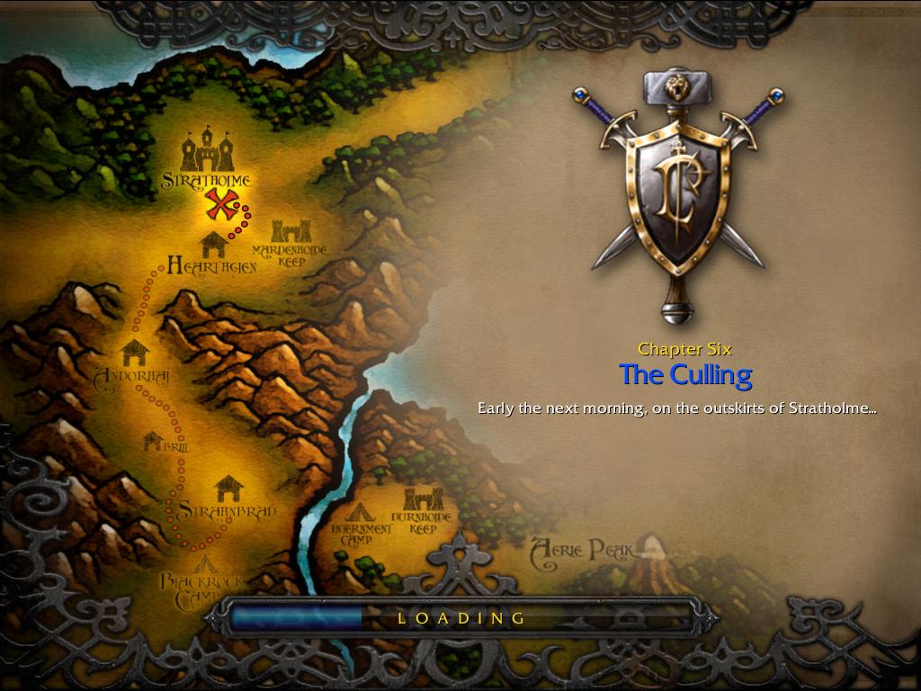 Stratholme Intro Loading Screen.