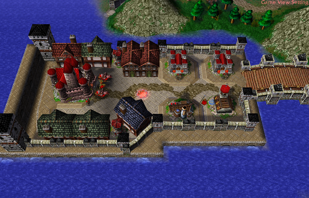 Stromgarde - I like Stromgarde, I had to change the position of the bridge but I've captured the general look.