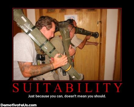 suitability demotivational poster