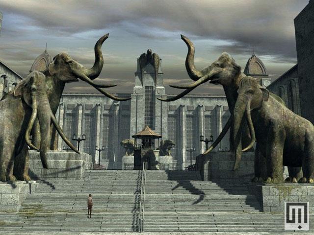 Syberia!  I love that game ^^
And i think it's one of the bes EVER!
