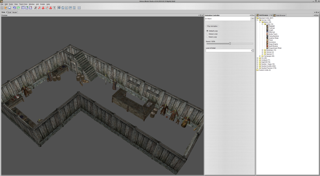Tailor interior model