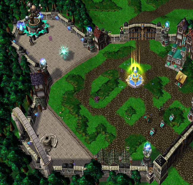 Talhaven, player teal's base.