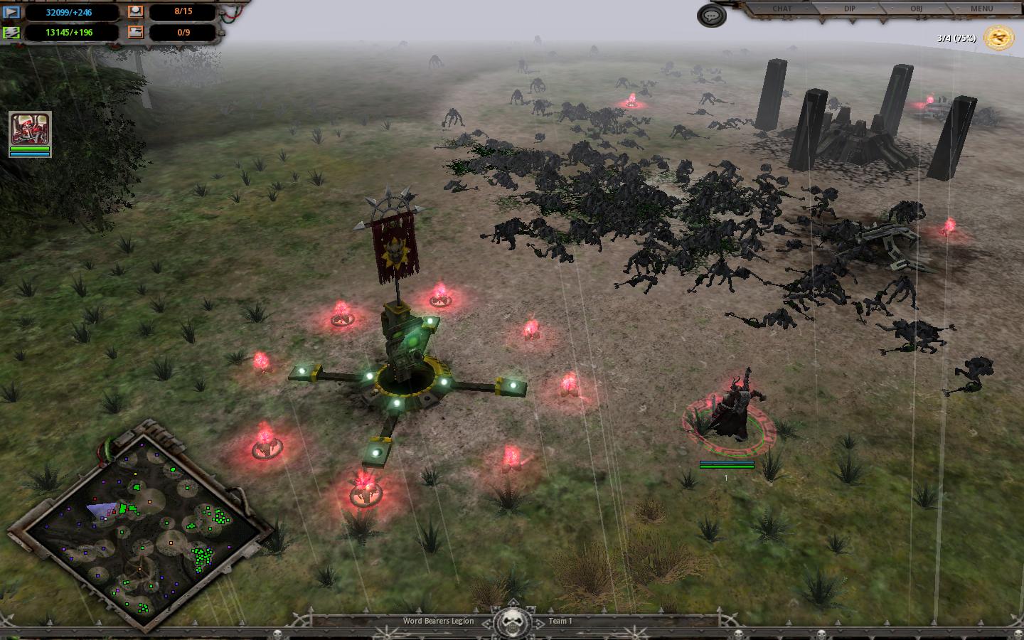 taste my chaos bolter!!!!
My campaign chaos lord decided to do some killing by himself. never counted them all.
...good times^_^