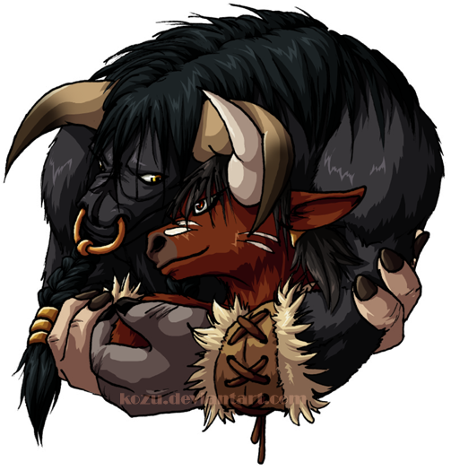 Tauren Couple by kozu