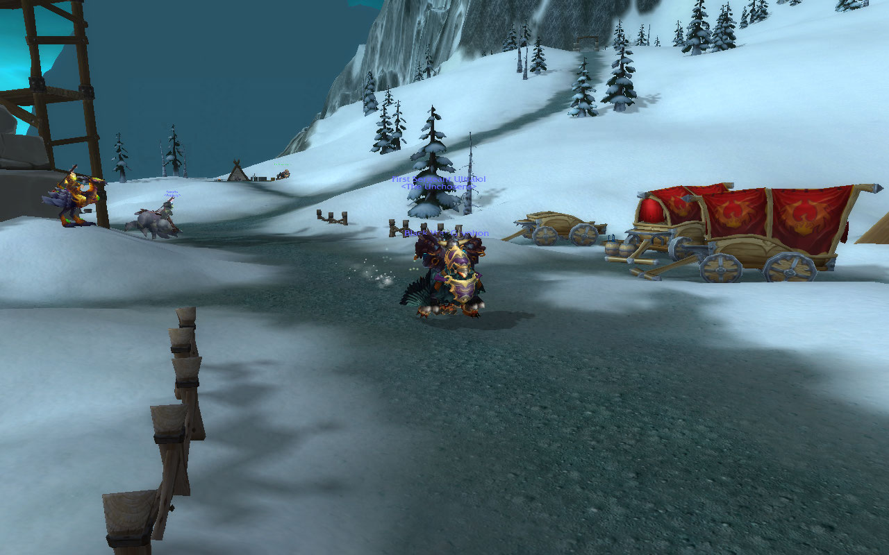 Tauren on a Gryphone :D