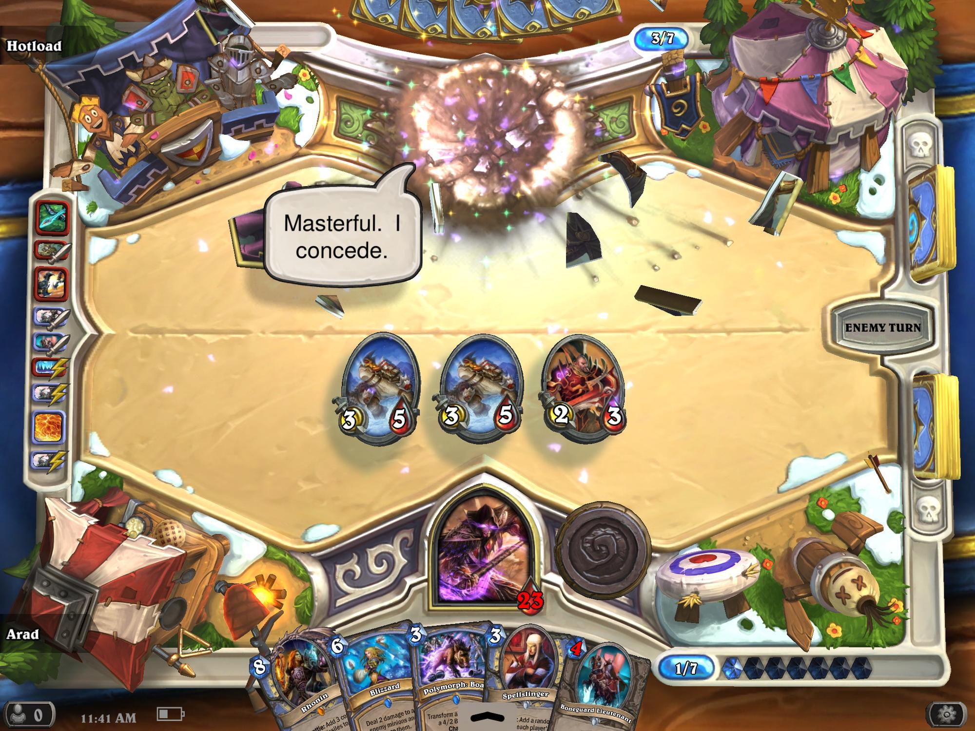 TAVERN BRAWL of TGT!!!

Pretty hard to win in it though.