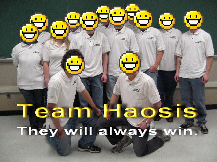 Team Haosis: They will always win!