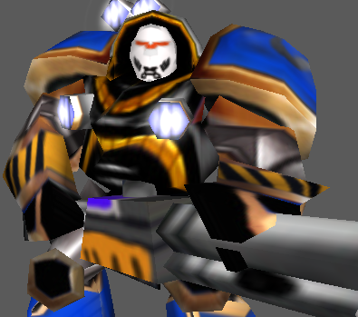 Terminators Ready!

At first I tried to make the marine a visor, then it looked like a terminator, So presto! Would look pretty good for Starcraft m