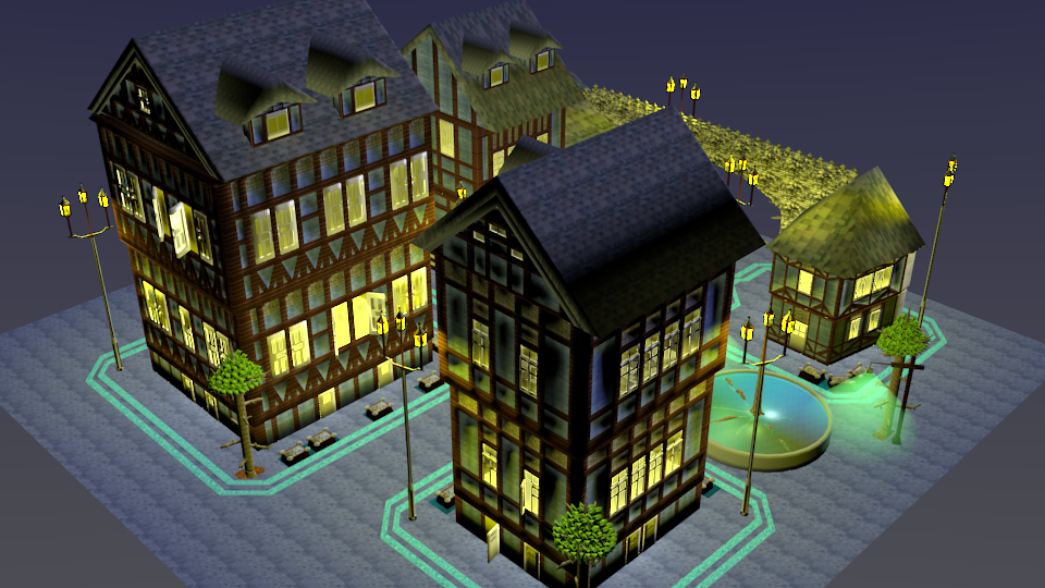 Terrain#1: Entire Lighting without Mist Effect