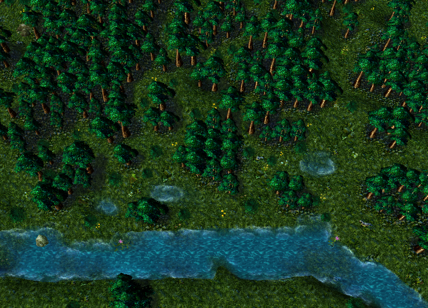 Terrain of my coming map, Fight of the Forest.