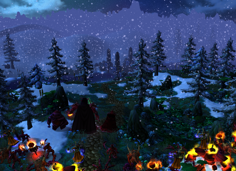 Terrain Screenshot for the Christmas Contest in Kaelicious (Example):

The Mad King, with Alwin the Fist and Larxe the Sinful One by his sides, has